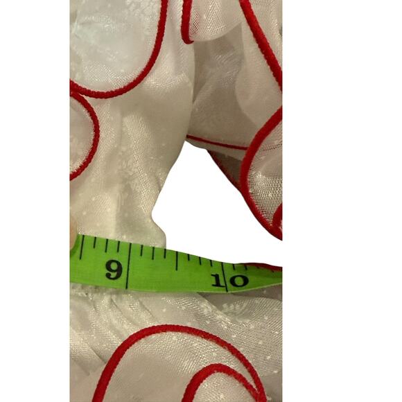 Vintage Handmade Toddler Pageant Circle Dress White Ruffle Lace Southern Frilly - Picture 6 of 7